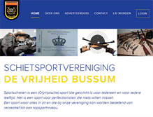 Tablet Screenshot of devrijheidbussum.nl